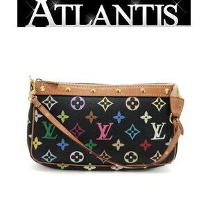 Louis Vuitton Pochette Accessoires Accessory Pouch Multicolored Black